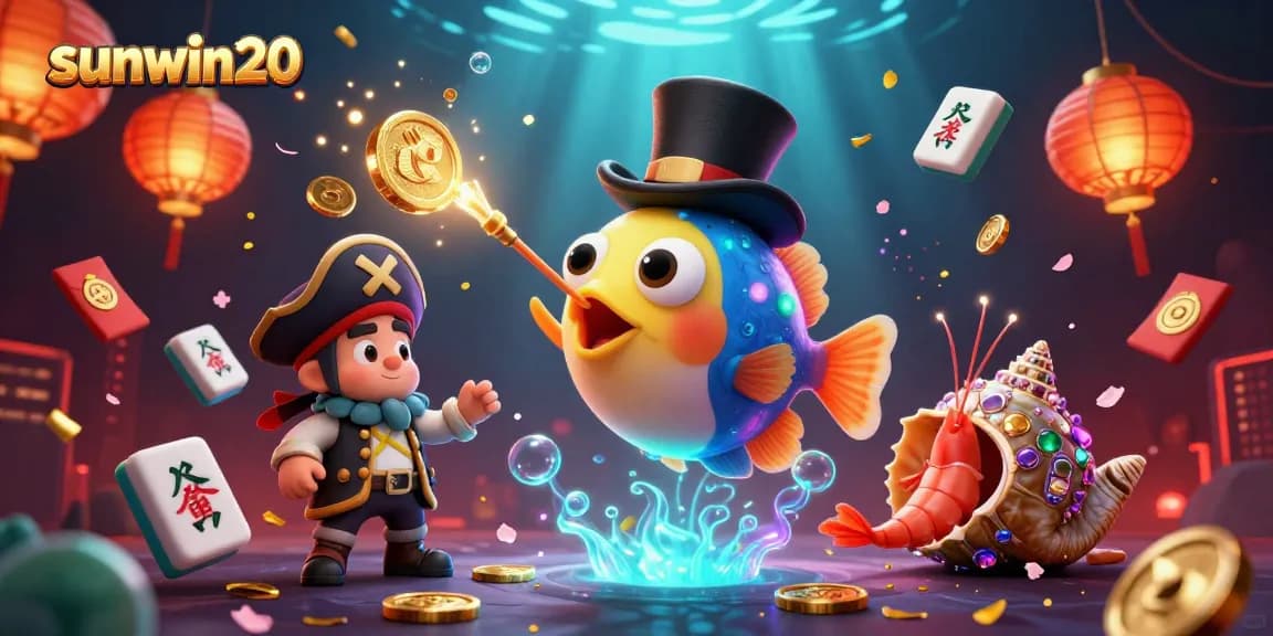Spin for wealth with sunwin20 as the anglerfish and friends attract treasures!