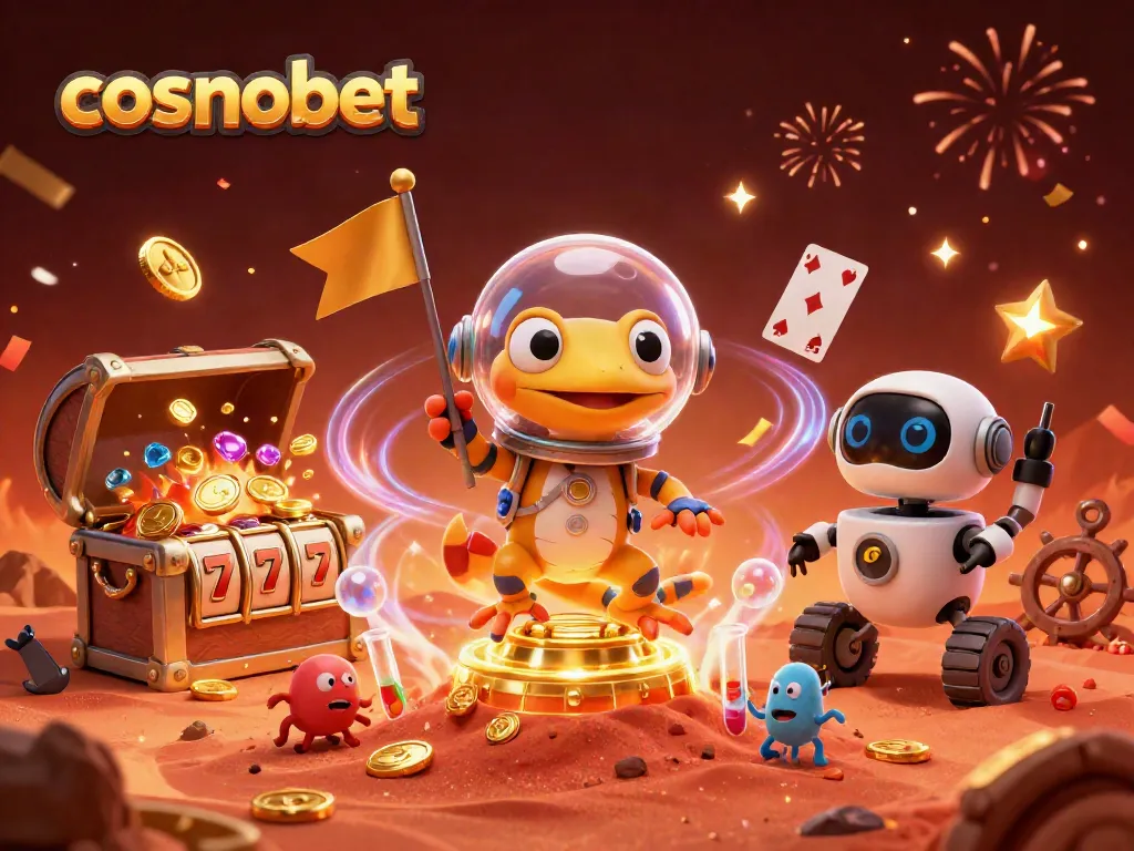 Experience exciting gameplay at cosmobet with a Martian adventure of winning casino treasures.