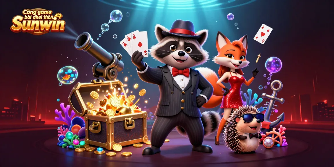Experience the vibrant world of Cổng game bài đổi thưởng Sunwin with exciting casino elements.