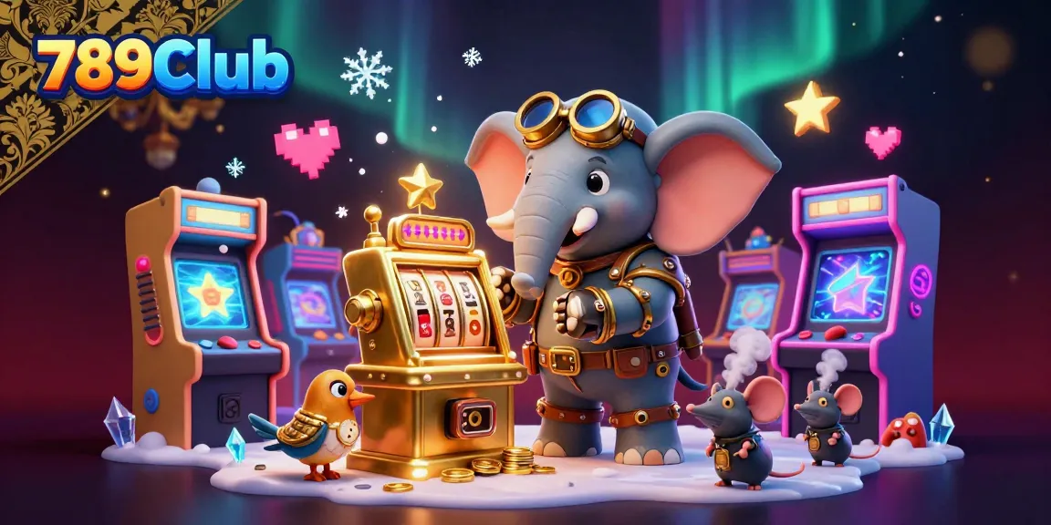 Engage in thrilling gameplay with 789Club's vibrant casino adventures featuring steampunk elements and rich colors.