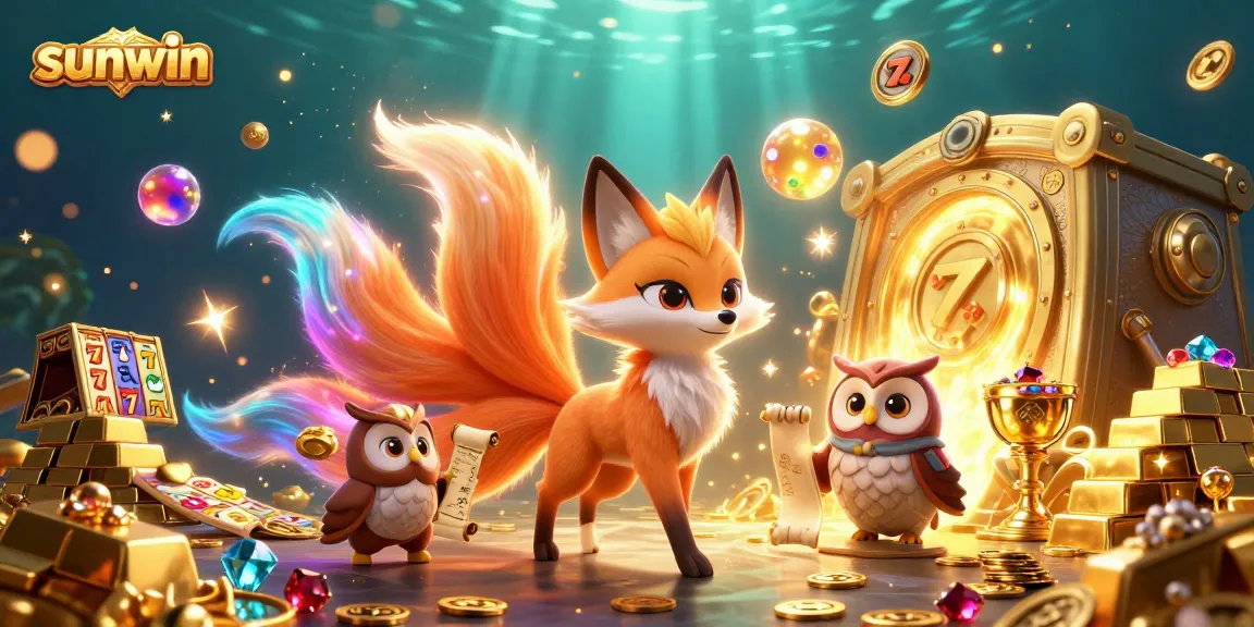 Experience thrilling slot adventures with sunwin in a vibrant 3D casino wonderland.