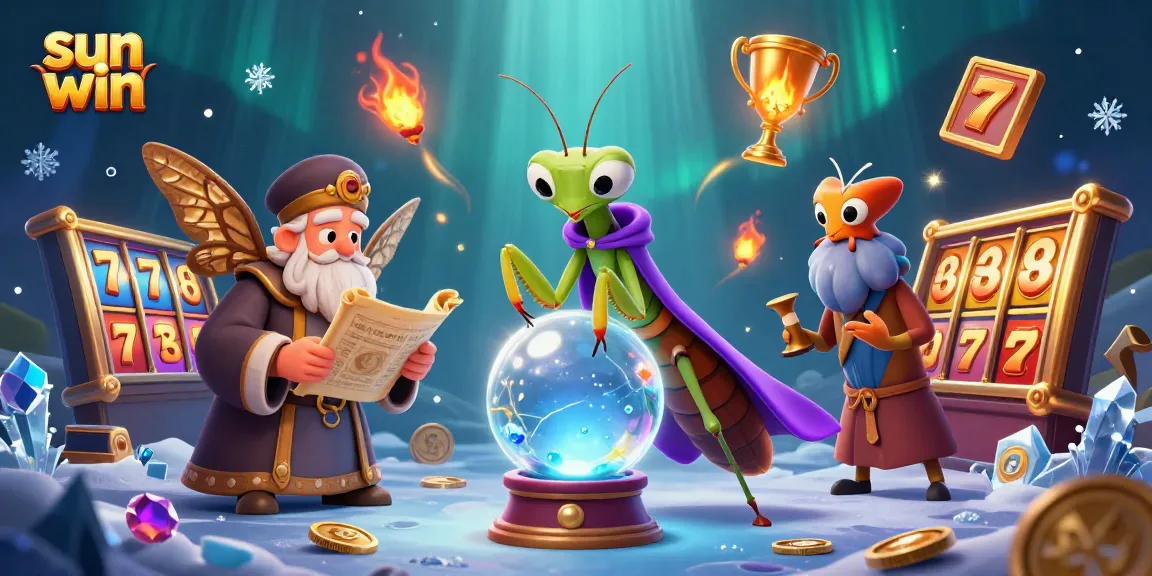 Engage in thrilling slots and jackpots at sun win with vibrant game elements and mystical characters.